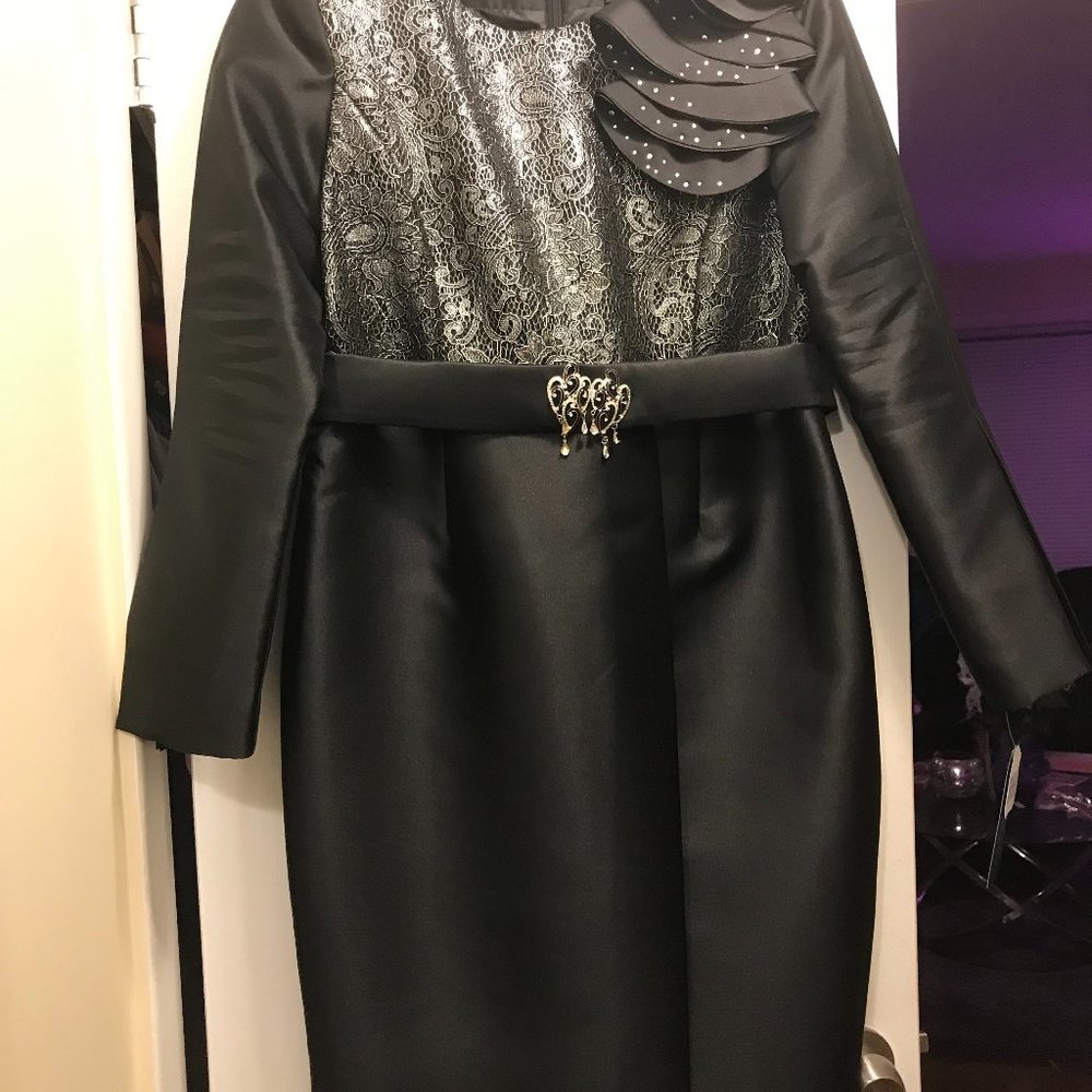 Terramina Collection Black Church Dress